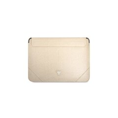 Чехол Guess sleeve GUCS14PSATLE 14” beige Saffiano Triangle цена и информация | Рюкзаки, сумки, чехлы для компьютеров | hansapost.ee