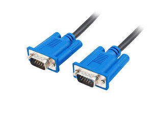 Cable VGA M/M 5M shielded ferrite, black hind ja info | Juhtmed ja kaablid | hansapost.ee