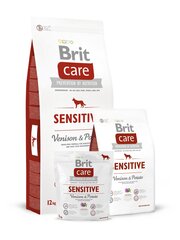 Сухой корм для собак Brit Care Sensitive Venison&Potato, 3 кг цена и информация | Сухой корм для собак | hansapost.ee