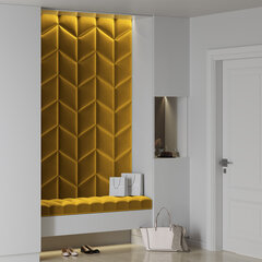 Мягкие стеновые панели Windsor & Co Altais R1, желтые, 3 шт. цена и информация | Мягкие стеновые панели | hansapost.ee