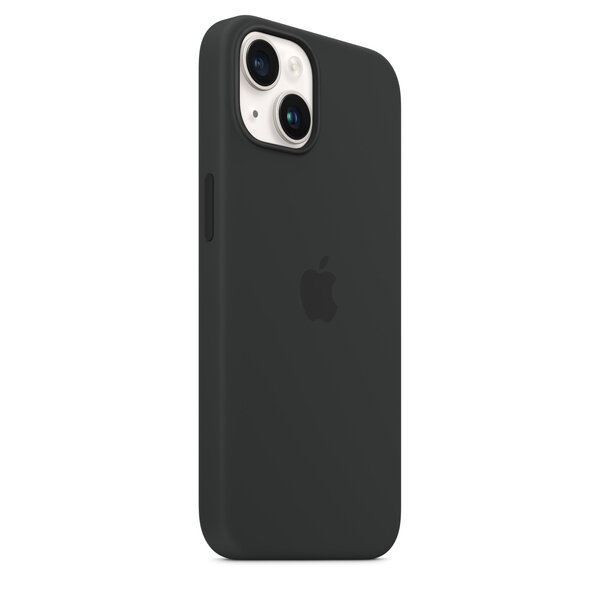 iPhone 14 Plus Silicone Case with MagSafe - Midnight hind