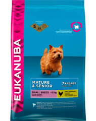 Eukanuba сухой корм Mature & Senior, S, 3 кг цена и информация | Сухой корм для собак | hansapost.ee