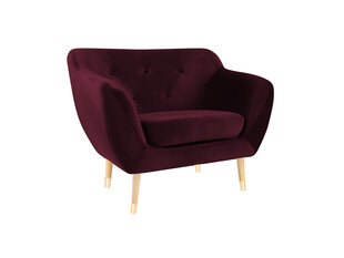 Кресло Mazzini Sofas Amelie, темно-красное/коричневое цена и информация | Кресла | hansapost.ee